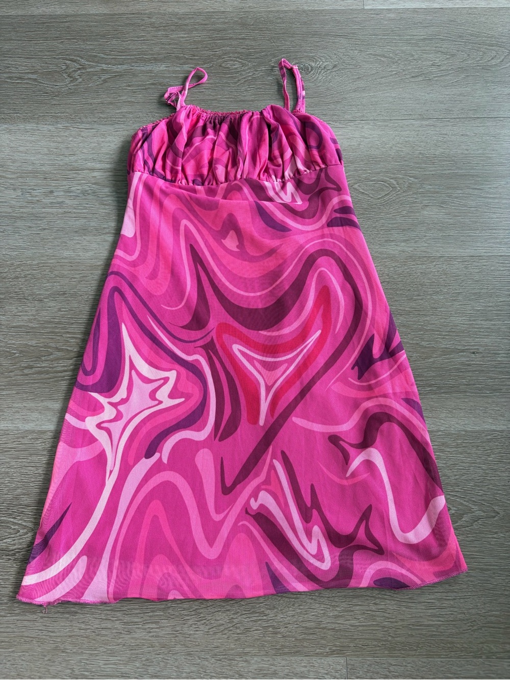 Princess Polly milkmaid Swirl Print Sundress